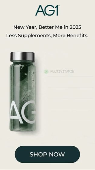 Example AppLovin ad, supplements brand