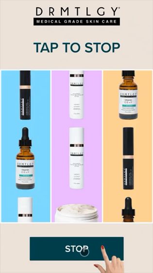 Example AppLovin ad, skincare brand